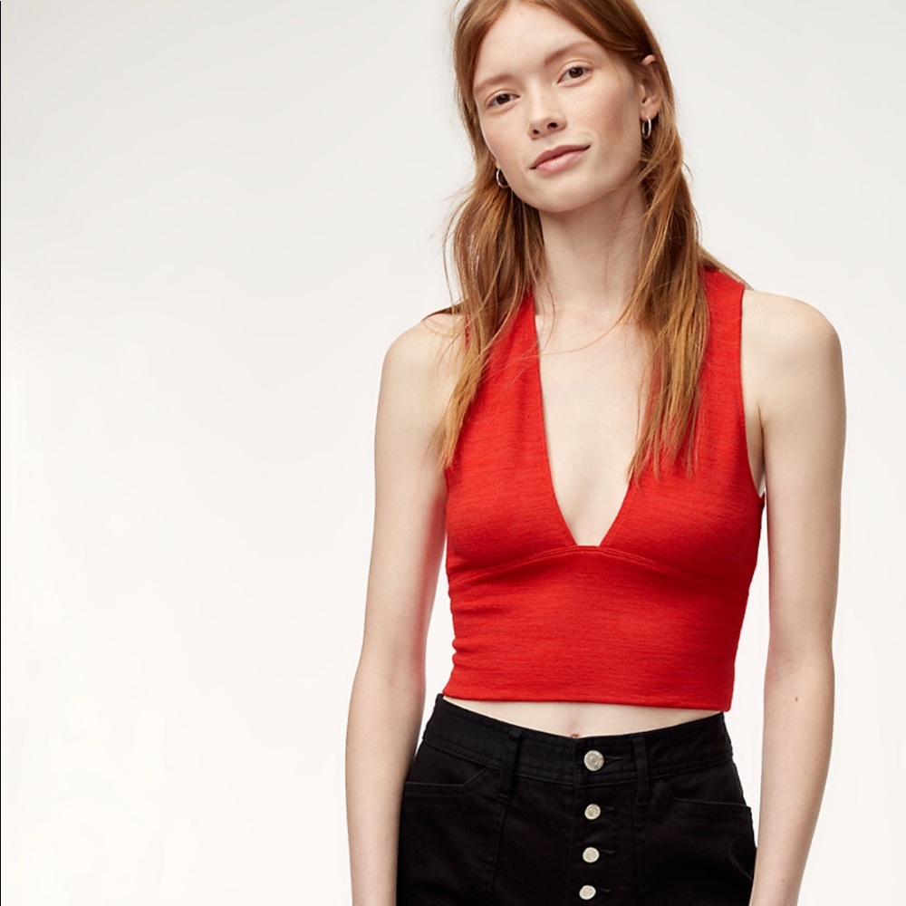 Aritzia Wilfred Free Valeria tank top (purple XS)
